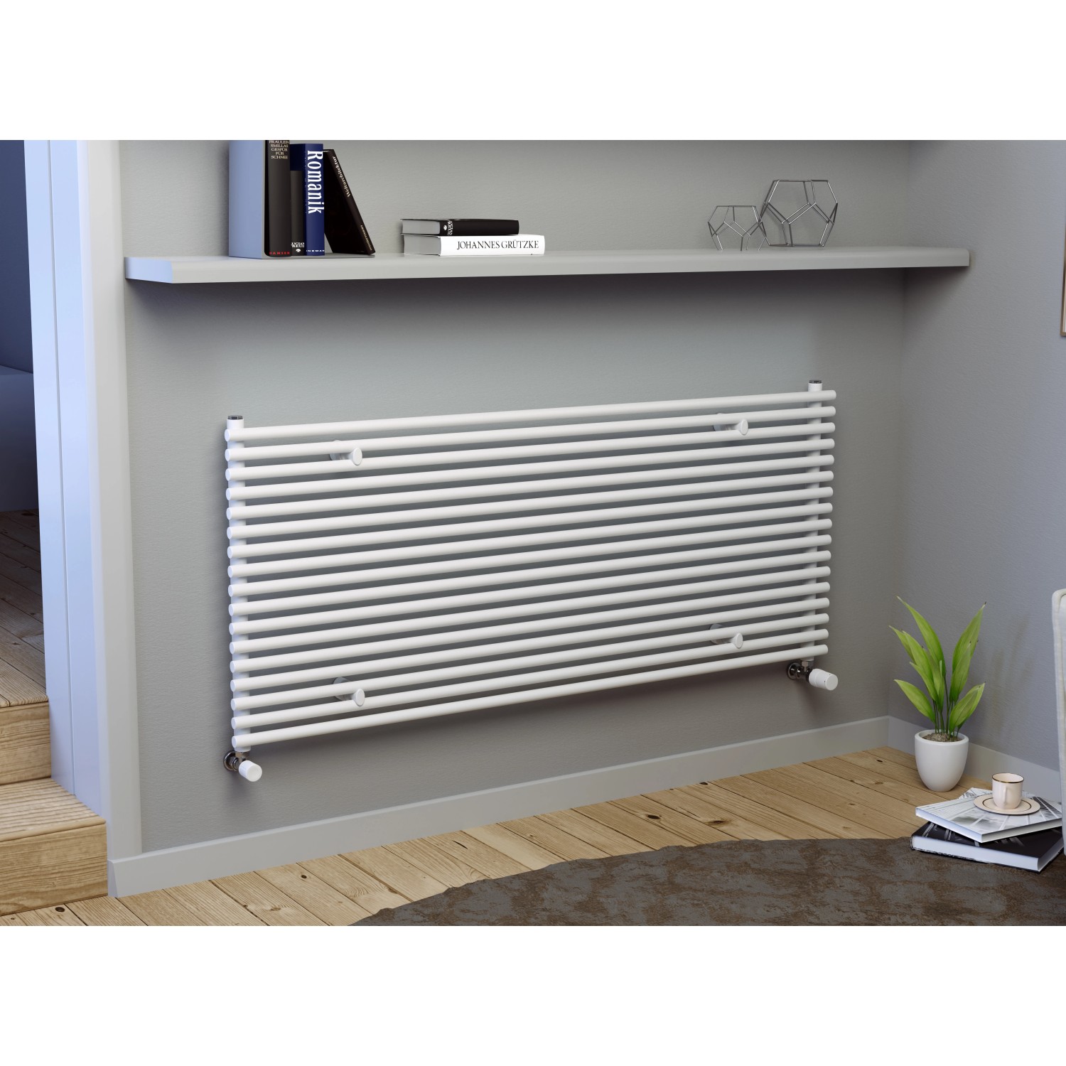 Ximax Raumheizkörper Gamba Slim 610 mm x 1000 mm 688 W Weiß günstig online kaufen