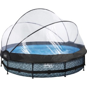 AgiiMan Poolabdeckungspumpe – Für Oberirdische Pools, Grau/grün