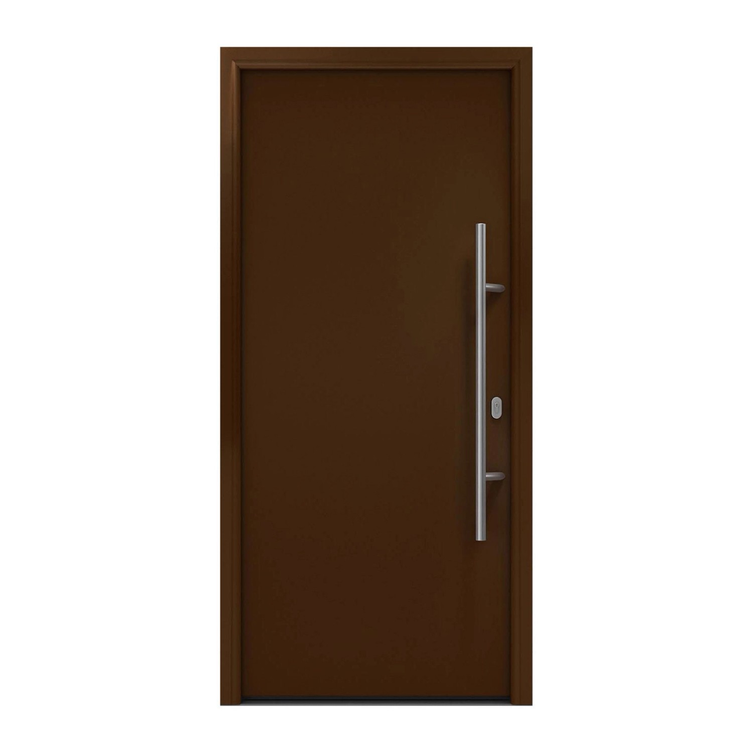 EcoStar Haustür Isopro IP 010 Terrabraun 110 cm x 210 cm DIN R günstig online kaufen