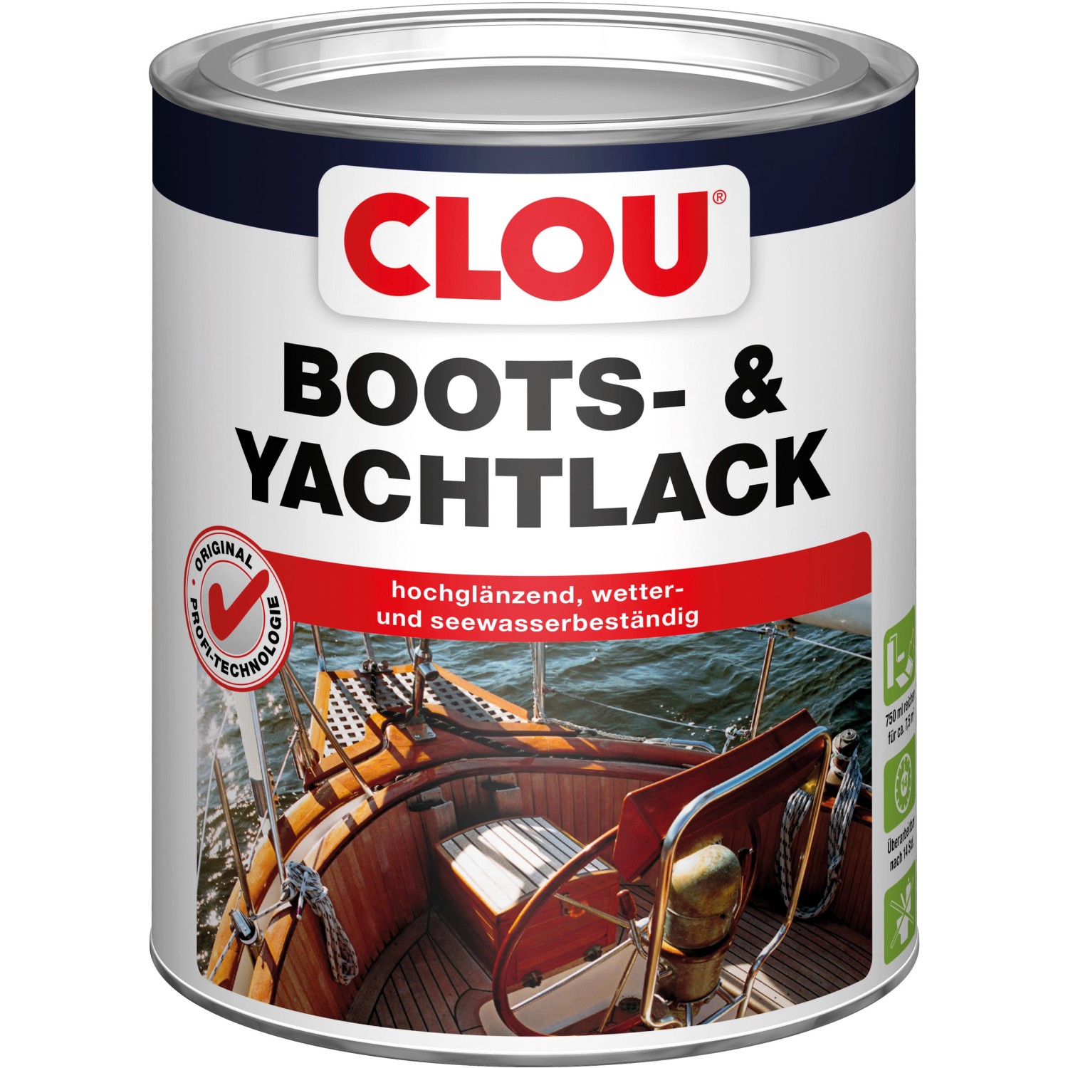 Clou Yachtlack Transparent glänzend 750 ml