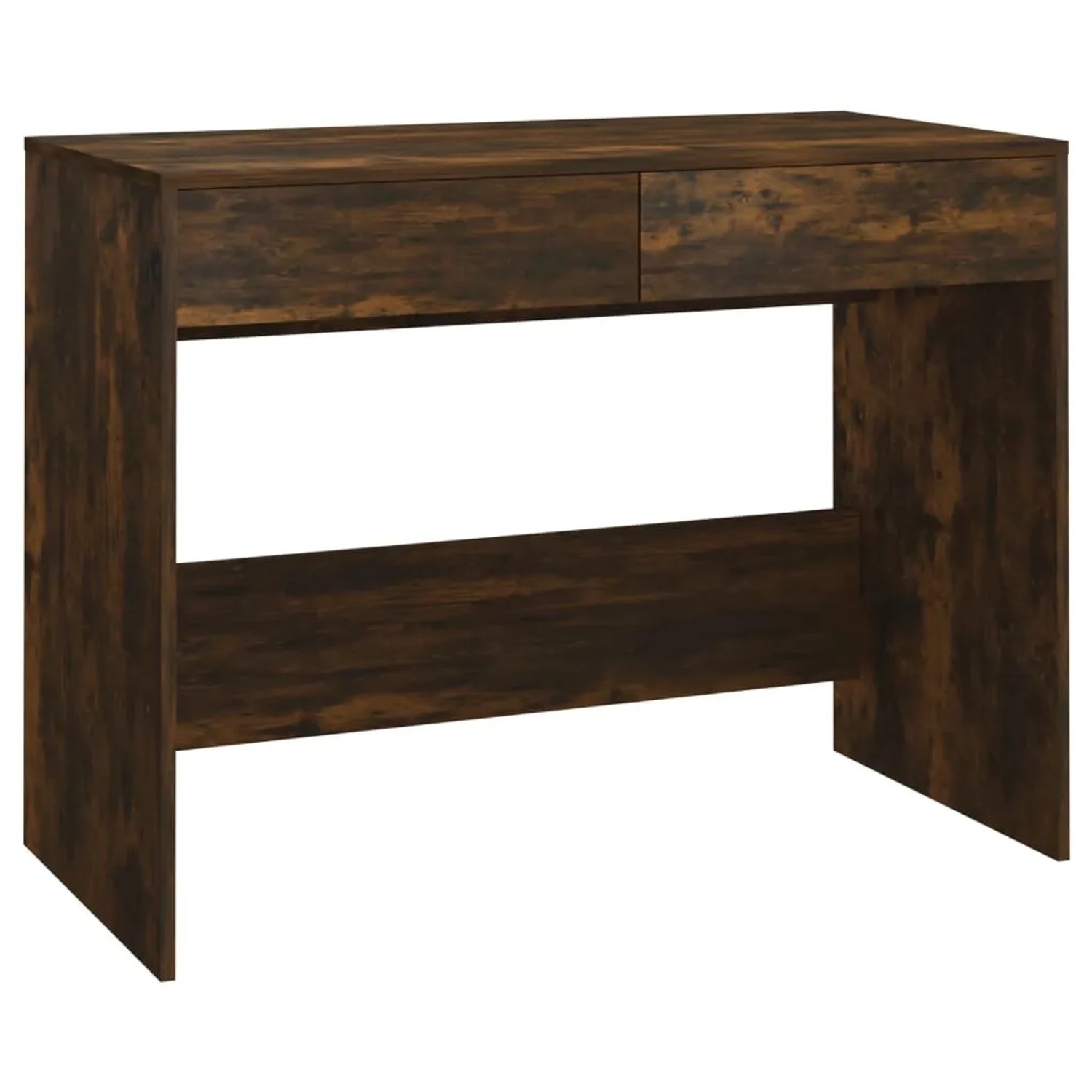 vidaXL Schreibtisch Räuchereiche 101x50x76,5 cm Holzwerkstoff 812996
