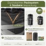 Sekey Schlafsack im Packsack: Kompakt verpackter Deckenschlafsack für Camping & Outdoor in Anthrazit.