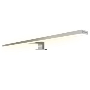 Verchromte kalb LED Badleuchte, 60 cm, Spiegelleuchte mit warmweißem Licht für 230V.