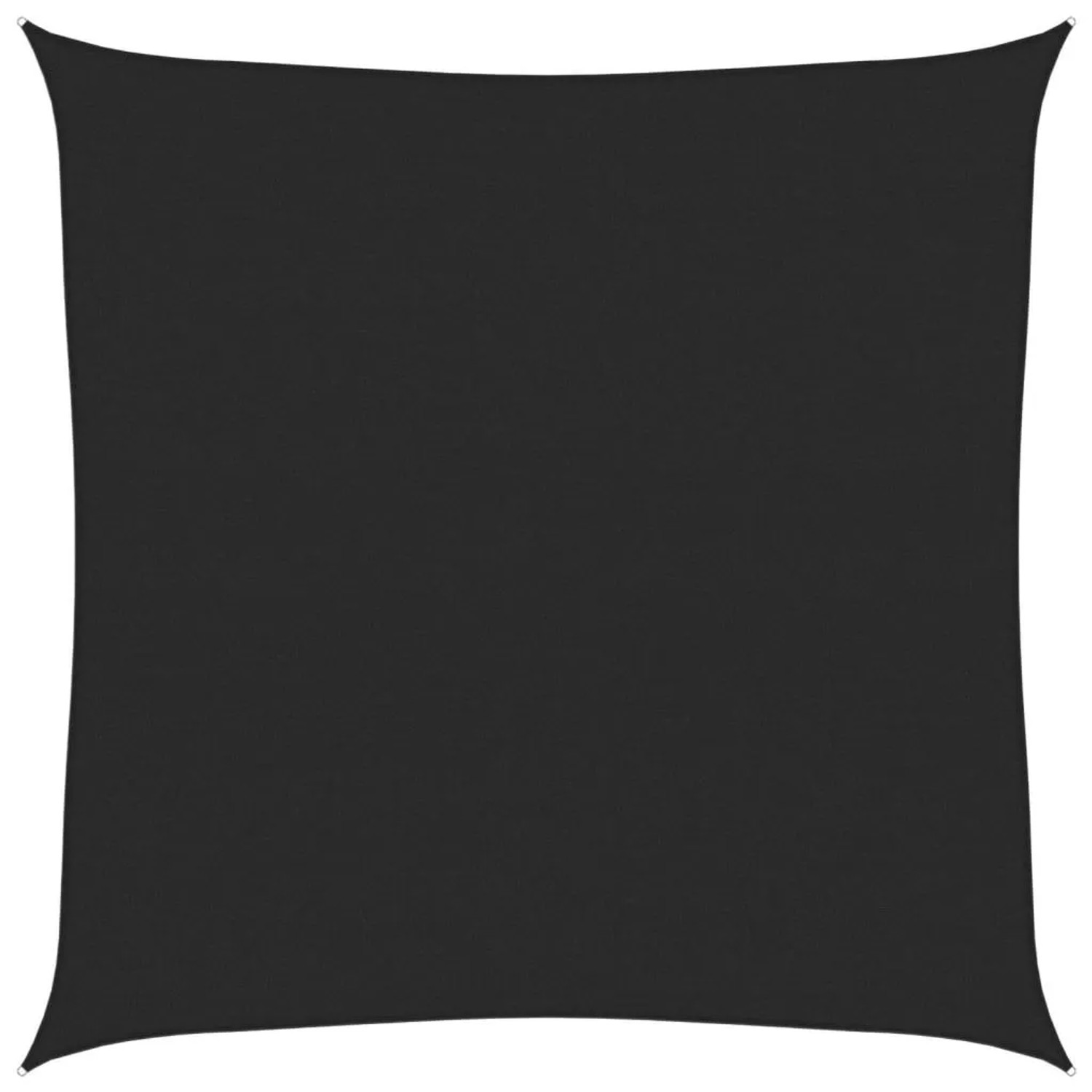 vidaXL Sonnensegel 160 g/m² Schwarz 7x7 m HDPE 311720