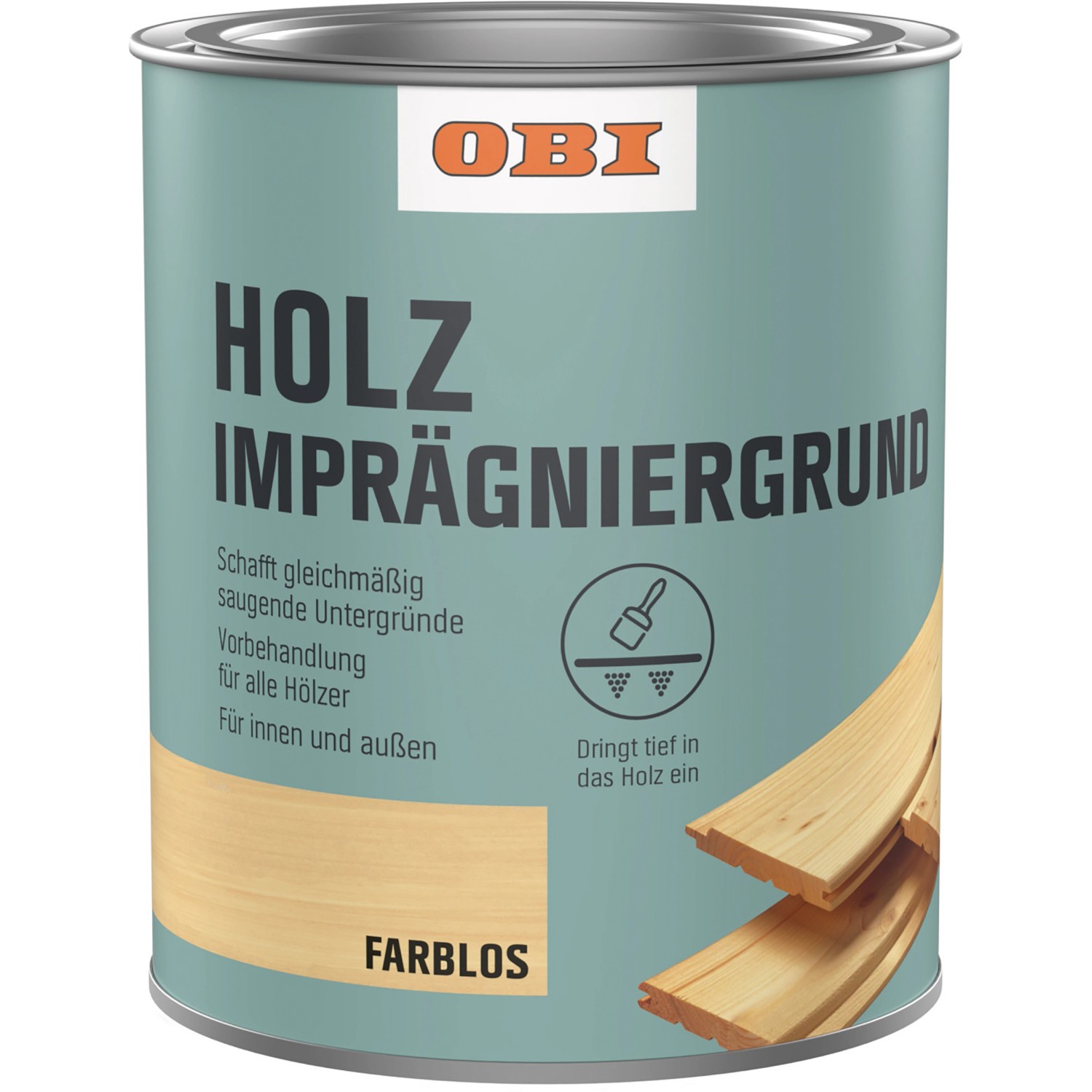 OBI Holz-Imprägniergrund Transparent 2,5 l