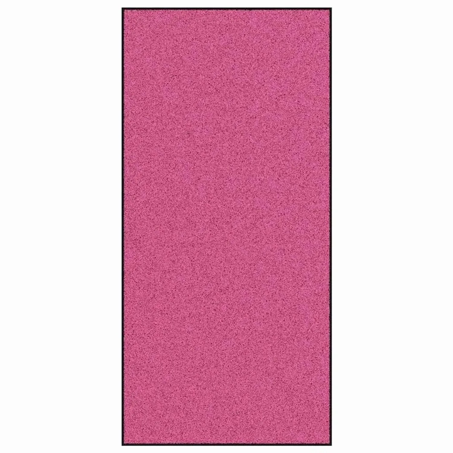 vidaXL Fußmatte Rosa und Schwarz 120 x 250 cm Polyamid und PVC 4100741 günstig online kaufen