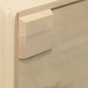 HolzFee Holzkiste Stapelbar mit Deckel 59 x 40 x 20 cm Kiste Holz mit Griffe und 4 Füßchen