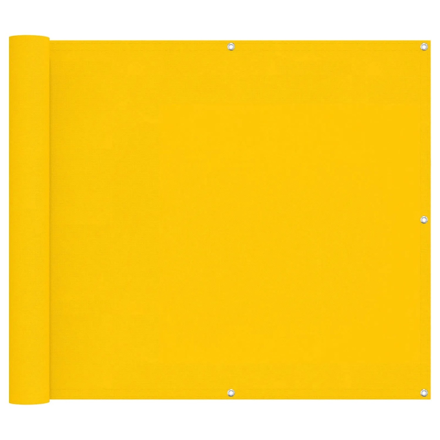 vidaXL Balkonsichtschutz Gelb 100 x 300 cm Oxford-Stoff 42030792
