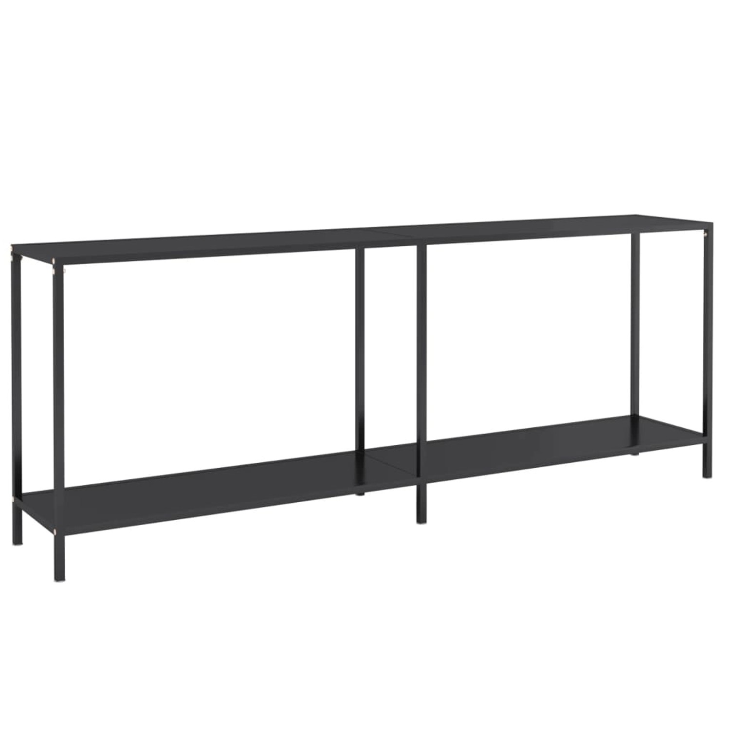 Konsolentisch Schwarz 200x35x75,5 Cm Hartglas günstig online kaufen