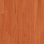 Wachsbraune Oberfläche aus massivem Kiefernholz mit deutlicher Maserung für den vidaXL Schuhschrank.