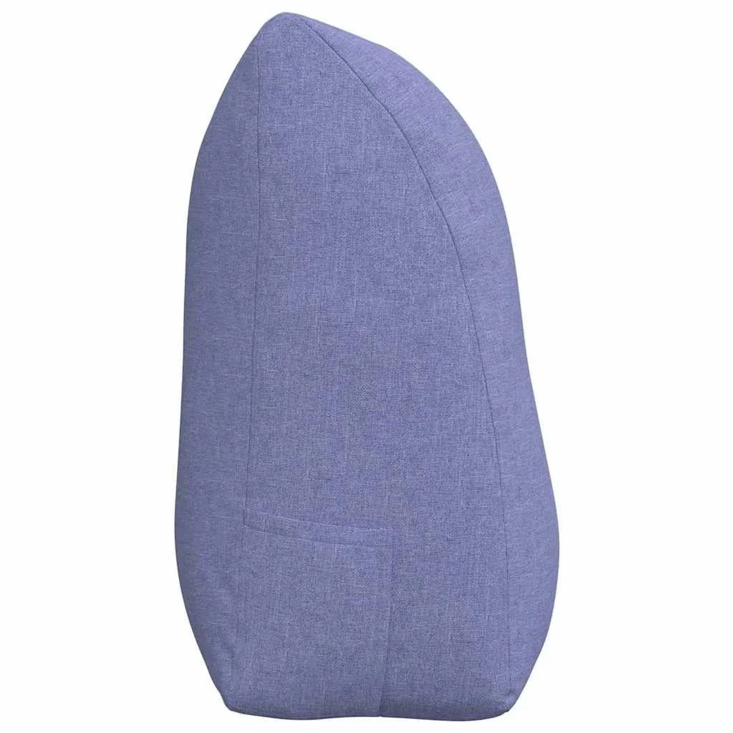 Blaues Jeans Rückenkissen (100x24x50cm) aus Stoff für bequemen Halt.