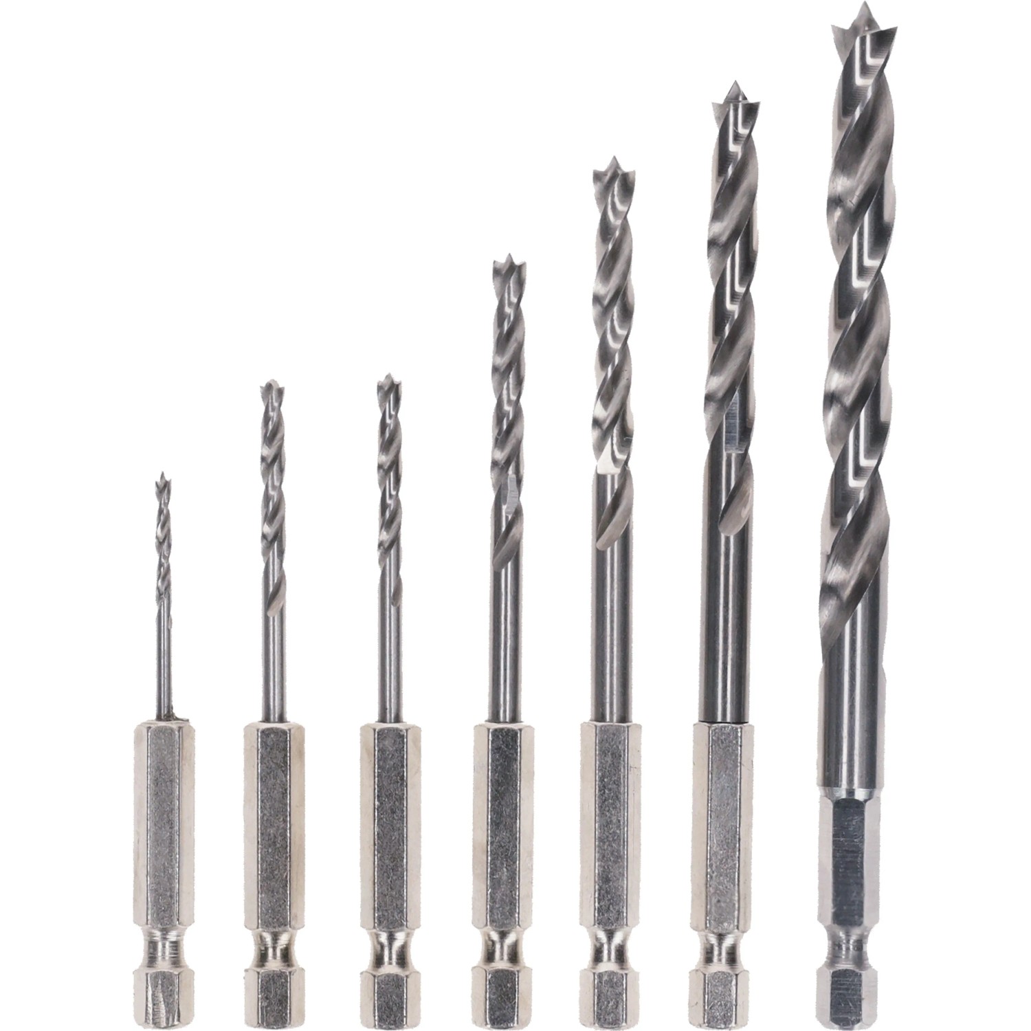 Bosch Holzspiralbohrer-Set Robust Line 2 mm - 8 mm Sechskantschaft 7-teilig