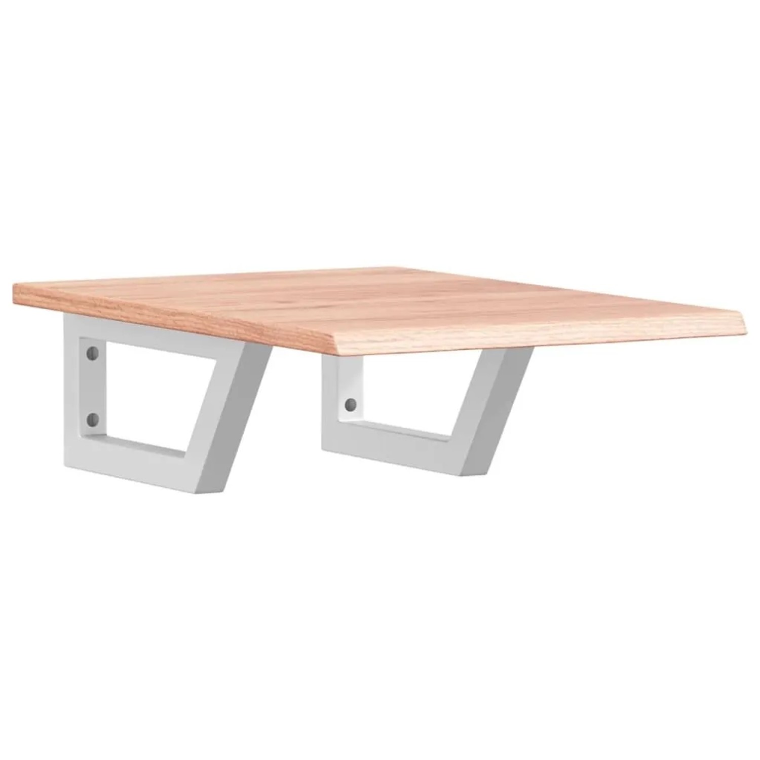 vidaXL Waschtischplatte mit Halterung Stahl und Massivholz Eiche 3302558 günstig online kaufen