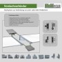 TRUTZHOLM Vordachverbinder Stecksystem zur Verbindung mehrerer Vordächer.