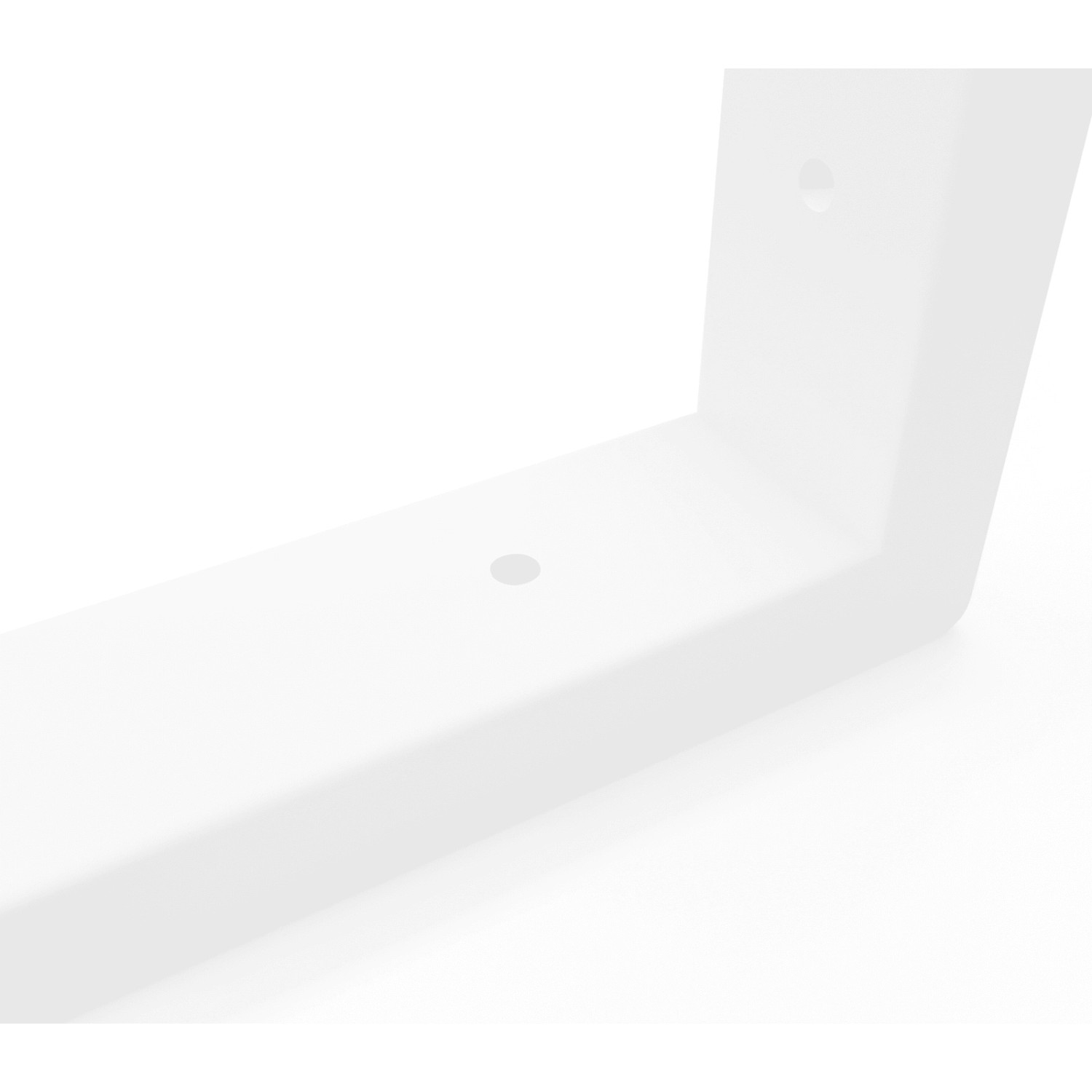 HEVVA Waschtischhalterung LAHN 45 cm Tief 2er Set Weiß_8