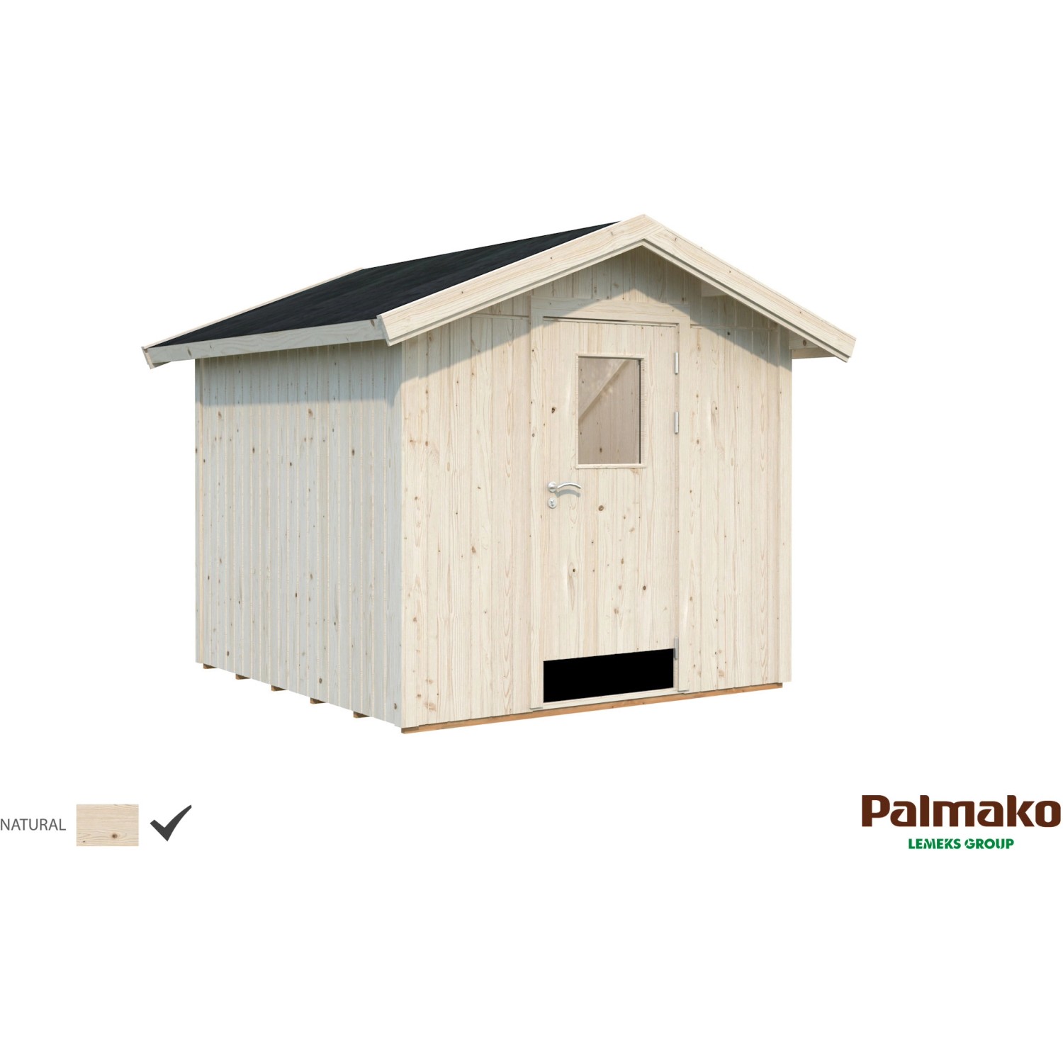 Palmako Gerätehaus "Lucas", natur günstig online kaufen