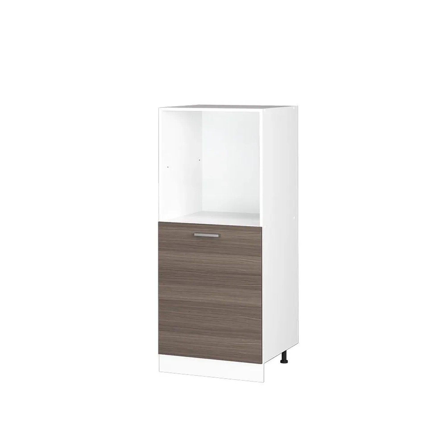 Vicco Herdumbauschrank R-Line Herdschrank Grau Weiß 60 cm
