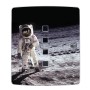 Design Schlüsselkasten aus Edelstahl mit Astronaut Motiv für 10 Schlüssel.