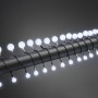 Konstsmide LED Globelichterkette mit kaltweißen Kugeln für Innen & Außen.