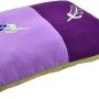 Violette Heim Haustierdecke mit Lavendel-Motiv, 75x60x9 cm. Hundekissen für Komfort.