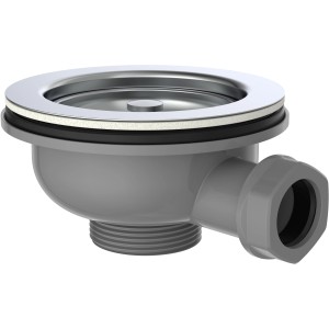 Kirchhoff Siebkörbchen Eco Save aus Edelstahl für Spüle.