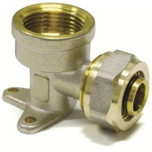 Boni-Shop Verbundrohr Schraubfitting  Wandwinkel 3/4 Zoll IG 16mm Heizung Boni-Shop