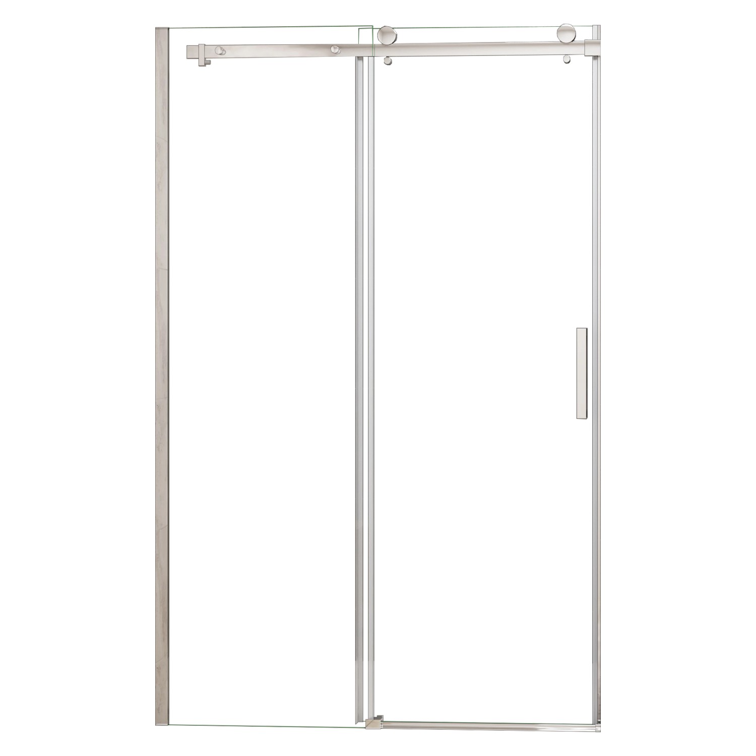 AICA 135x195cm Duschkabine Schiebetür Duschtür 8mm ESG-NANO Glas Nischentür günstig online kaufen
