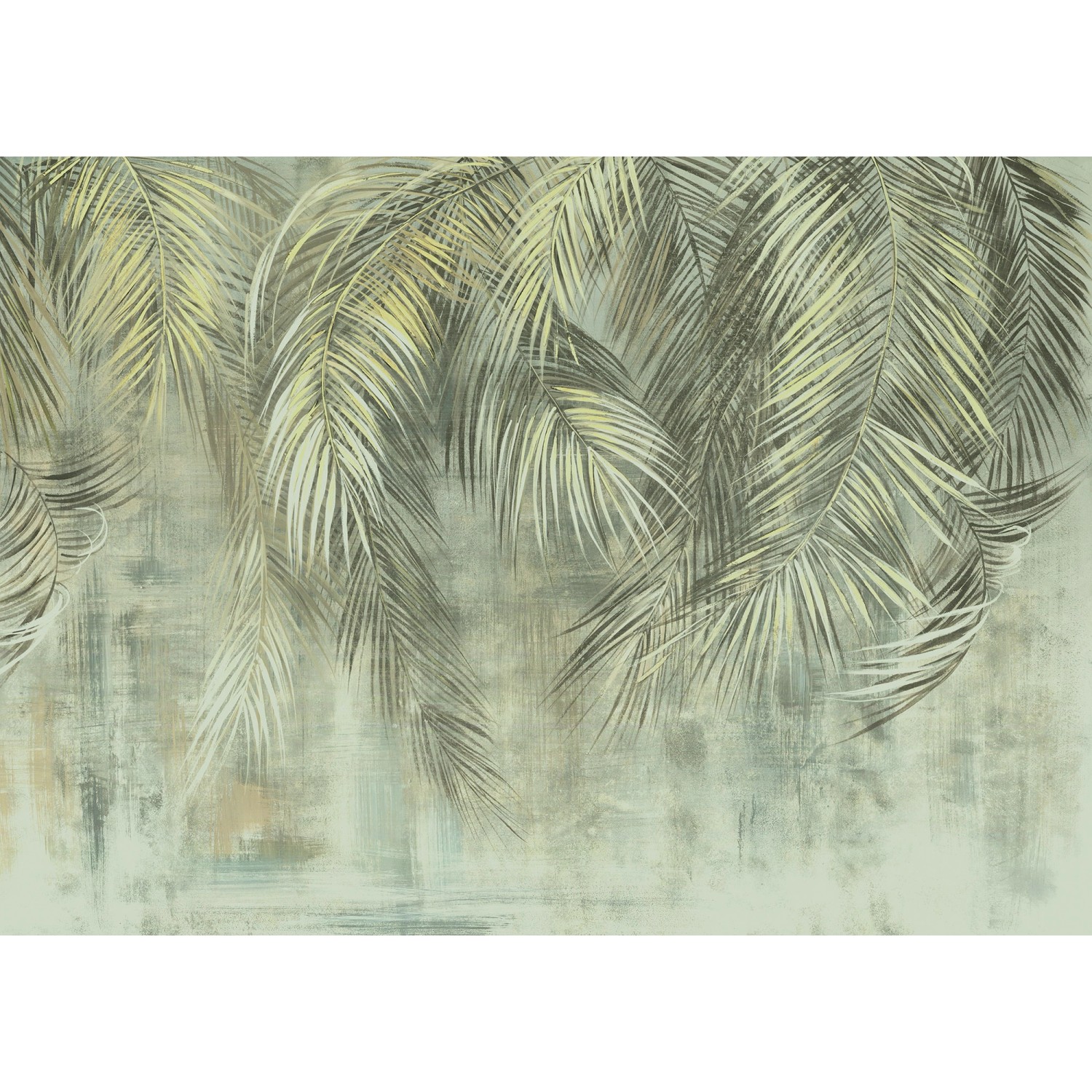 Komar Vliesfototapete Palm Fronds 350 cm x 250 cm