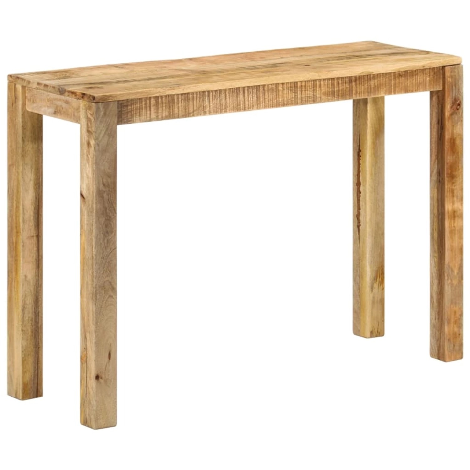 vidaXL Konsolentisch 110x35x76 cm Raues Mangoholz 337270