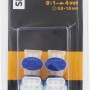 Skana Leitungsverbinder 3-polig, 4er-Pack für Rasenmäher-Zubehör. Wasserdicht und ideal für den Außenbereich.