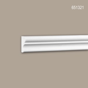 Weiße PROFHOME Wand- und Friesleiste, 96 m Set Zierleisten für Paneel Zubehör.