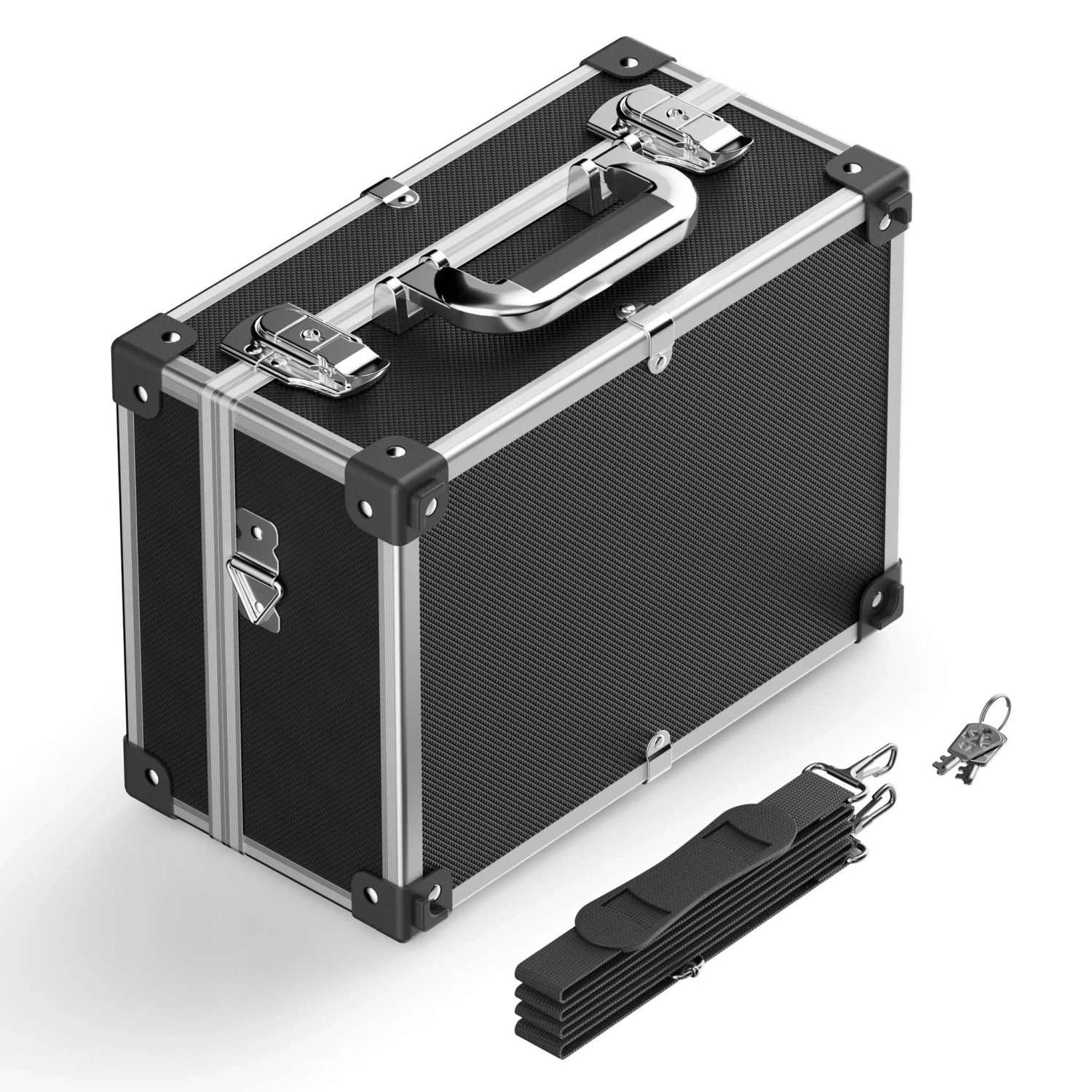 Wiltec Universalkoffer Pvc Alu 32X23X16Cm Werkzeugkoffer Werkzeugkiste Transport