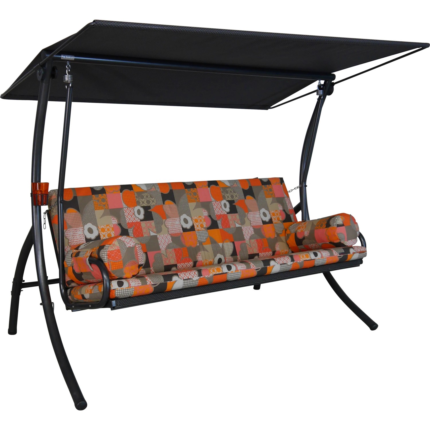 Angerer Freizeitmöbel Angerer Top Hollywoodschaukel Gera 3-Sitzer mit Liegefunktion Orange