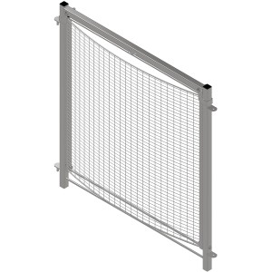 Bellissa Komposter Sieb aus verzinktem Stahl, Maschenweite 3,5 x 1,7 cm.