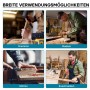 Wiltec Hobelbank 45,5x28x7cm Mini-Werkbank Holz Schraubstock Hobeln Klemmen Mobil Wiltec Hobelbank 455X28X7Cm Mini-Werkbank Holz Schraubstock Hobeln Klemmen Mobil_7