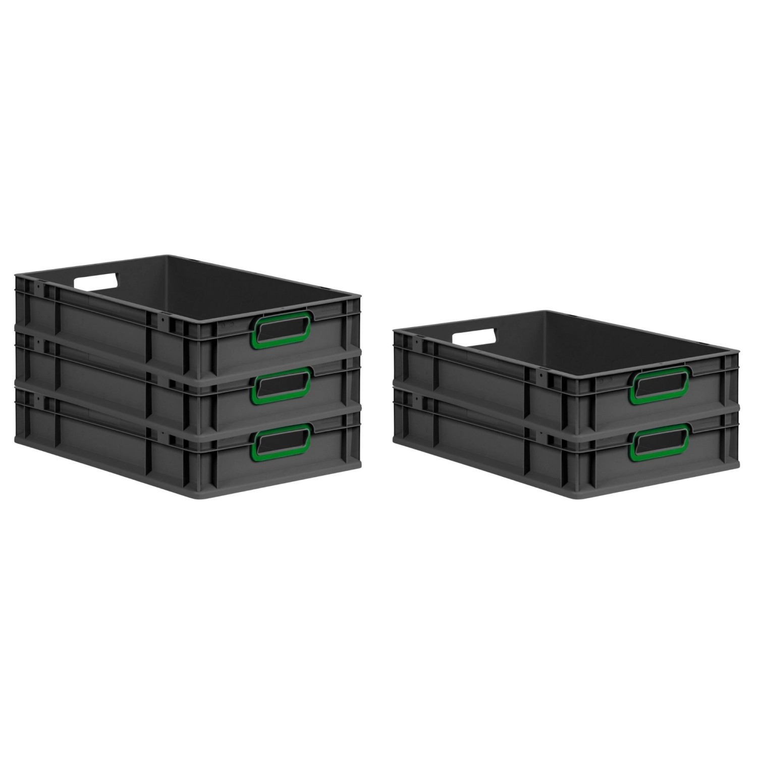 PROREGAL SparSet 5x Eurobox Nextgen Color HxBxT 12x40x60cm 23 Liter Griffe günstig online kaufen