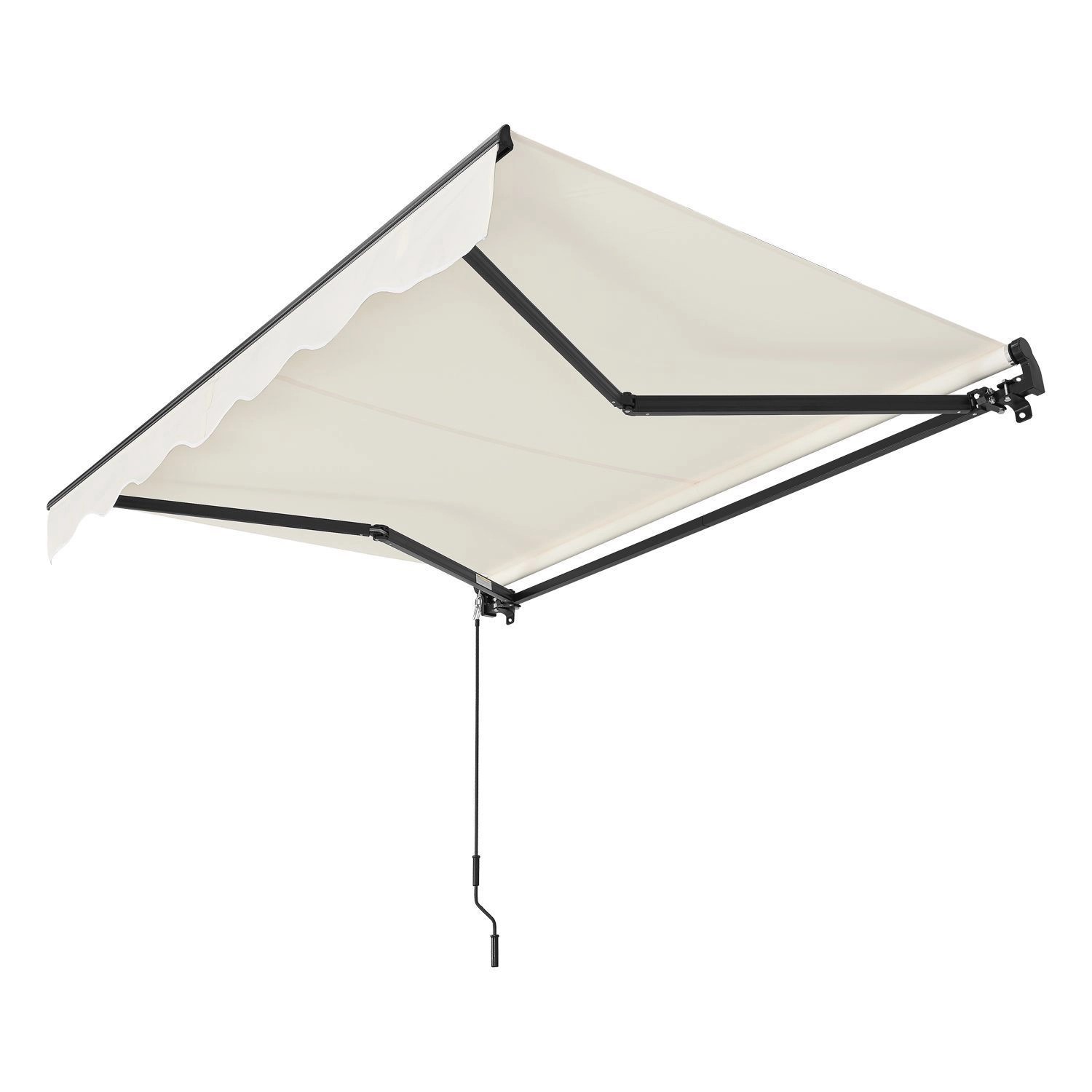 Juskys Gelenkarmmarkise 300 x 250 cm Beige günstig online kaufen