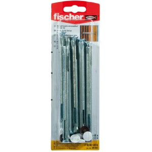 Fischer Fensterrahmendübel F 10 M 132 K (6 Stk.) im Set, zur spannungsfreien Befestigung von Fenster- und Türrahmen.