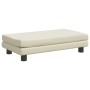 vidaXL Hundebett mit Verlängerung Creme 100x50x30 cm Kunstleder 172027_7