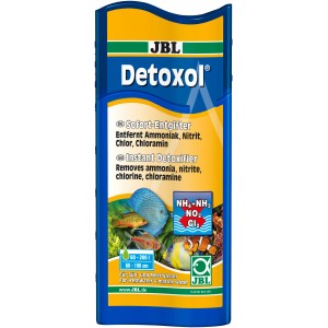 JBL Detoxol Sofort-Entgifter für Aquarien, entfernt Ammoniak, Nitrit und Chlor.