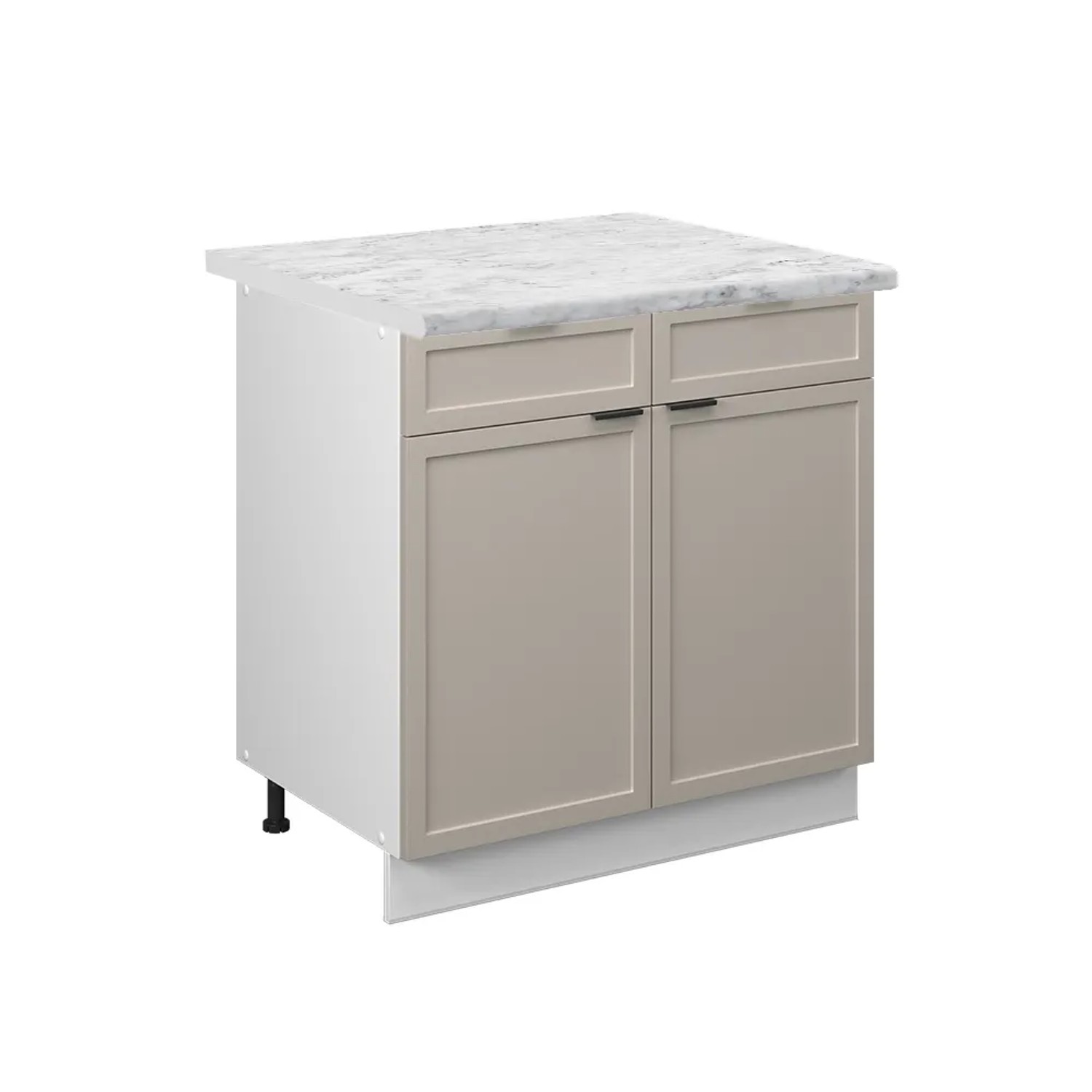 Vicco Küchenunterschrank Fame-Line Schubladenschrank für die Küche GrauBeig günstig online kaufen