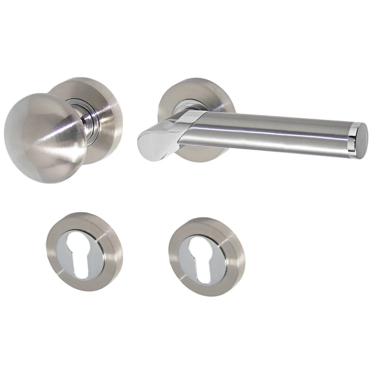 Häusler Türbeschlag 1574-S R WE Rechts Türdrücker Türgriffe Türklinke