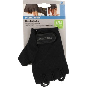 Schwarze Fischer Fahrradhandschuhe Classic, Größe S/M, für Reparatur & Ersatzteile.