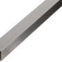 Edelstahl Vierkantrohr, 15x15x2000 mm, für vielseitige Anwendungen.