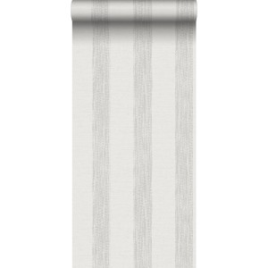 Sanders & Sanders Tapete Gemalte Streifen Grau Und Weiß 53 Cm X 1005 M - 640760