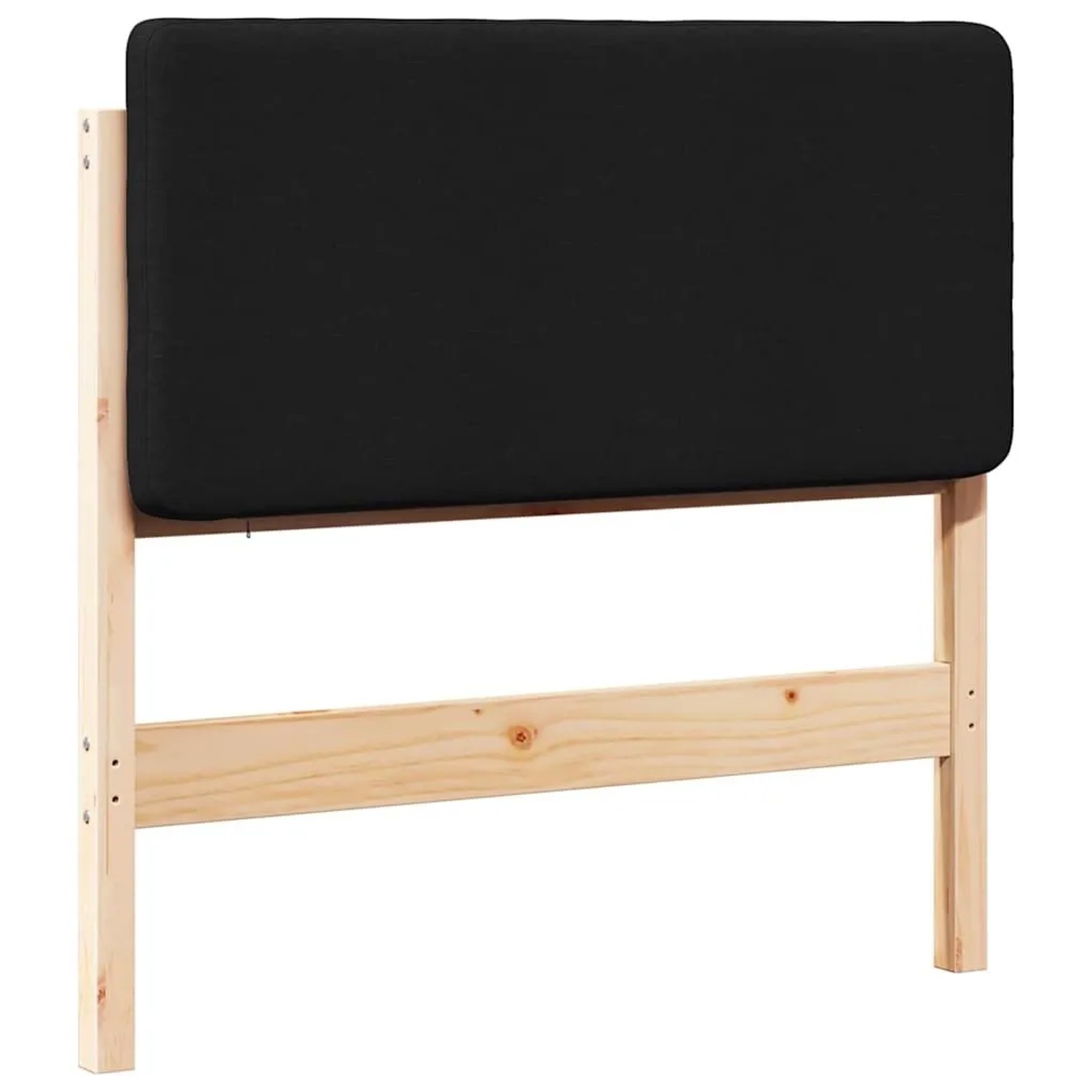 vidaXL Gepolstertes Kopfteil mit Kopfteil Braun und Schwarz 80 cm 880095