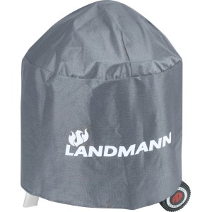 Landmann Wetterschutzhaube Premium, graue Grill Abdeckhaube für Grills Ø 70x90cm.