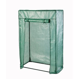 Lex Gewächshaus Tomatengewächshaus Treibhaus Metallrahmen PE-Folie 100x50x150cm