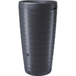 Waterform Regentonne Maze, 240 l, Anthrazit. Regenspeicher für den Garten.