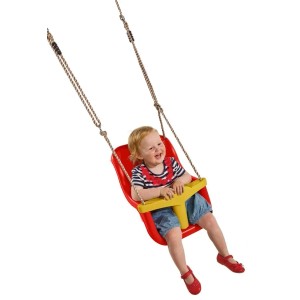 KBT Schaukelsitz Babyschaukel Luxe Rot-gelb